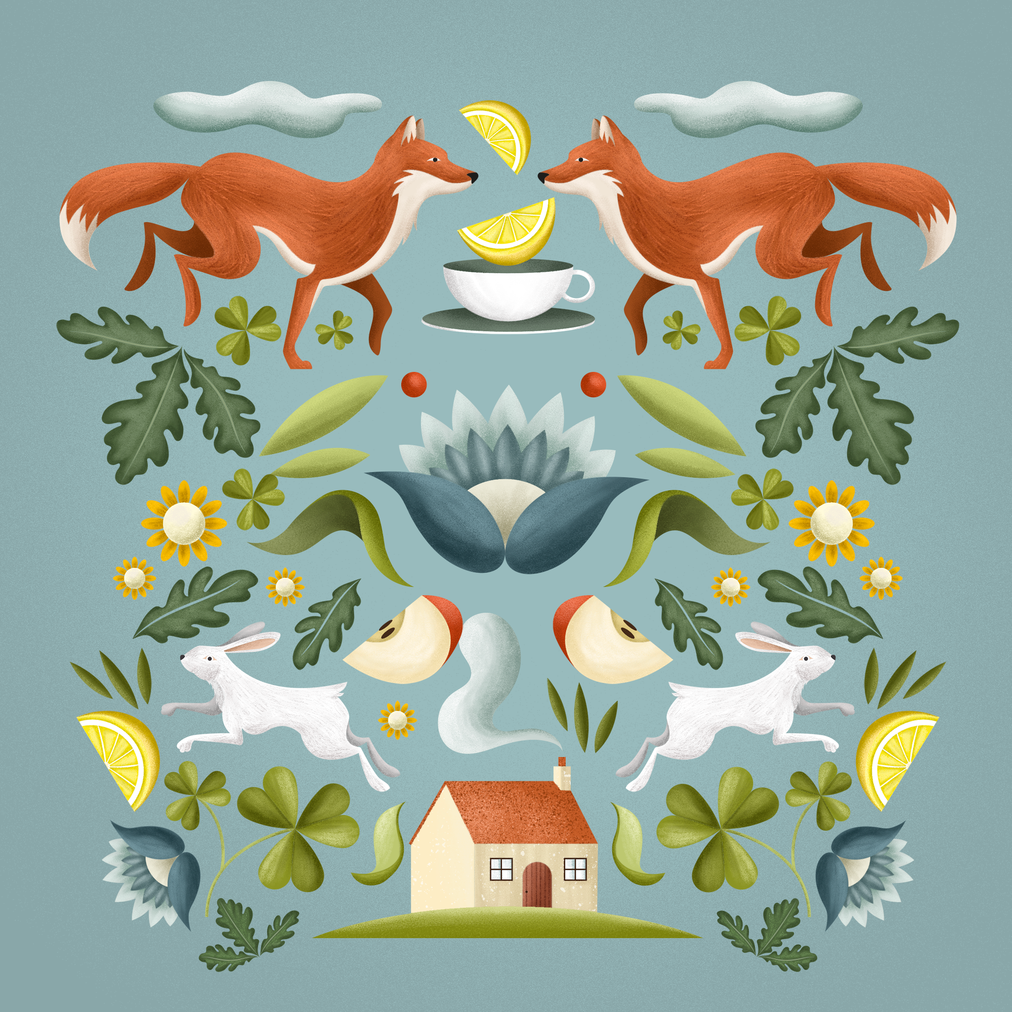 twinings illustrations
