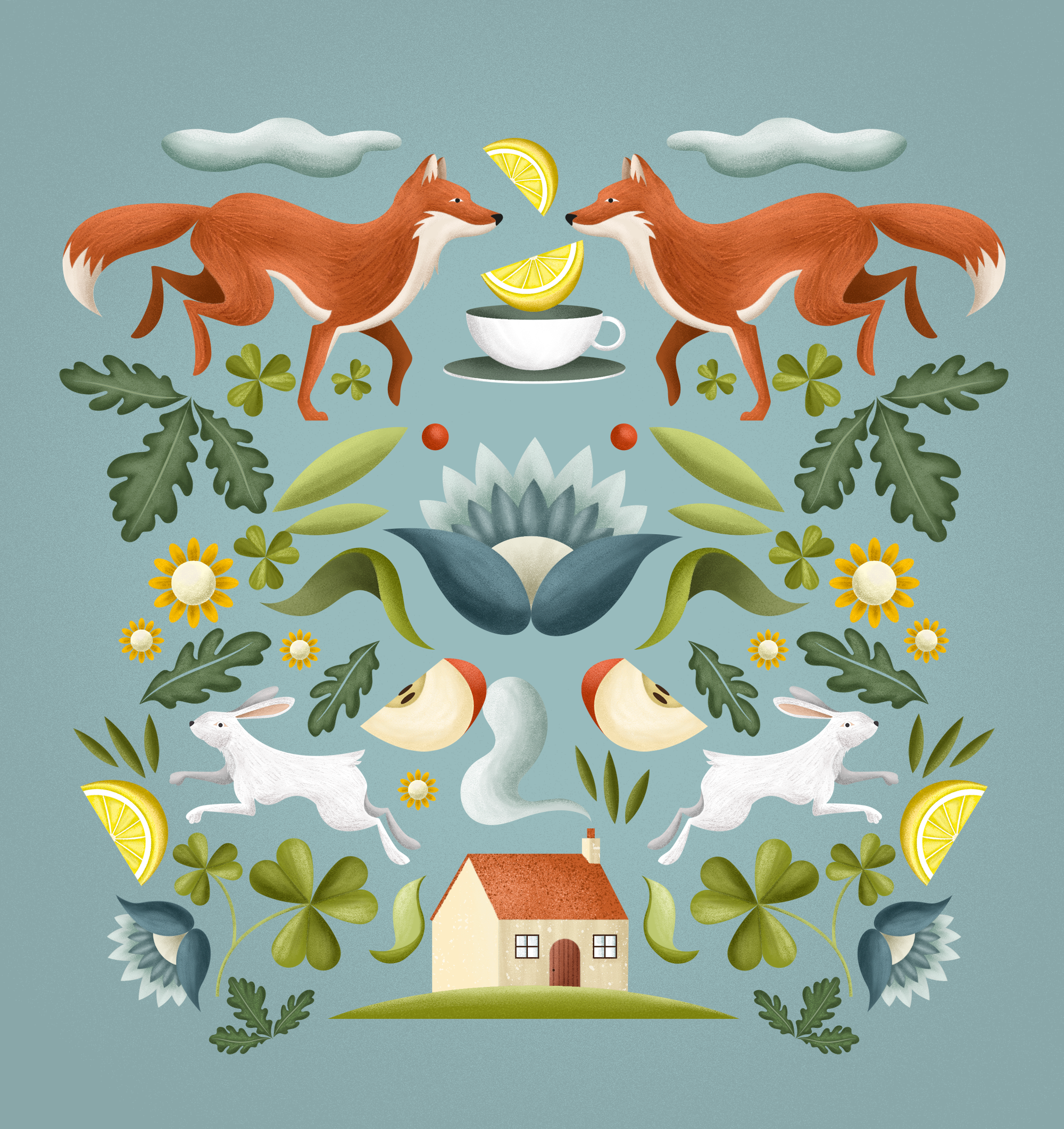 twinings illustrations